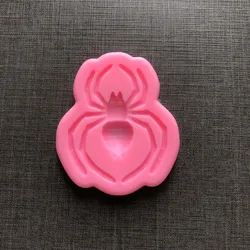 Molde de silicone em formato de aranha para confeitaria, para chocolate, cupcake, doce, resina, ferramentas de decoração