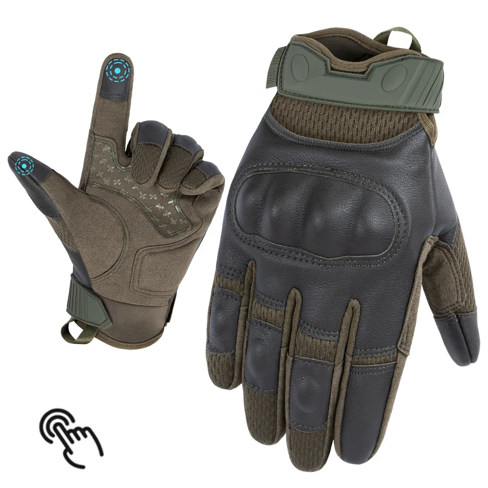 

Motocross Gloves Black Machinery Hard Shell Protective Outdoor Half Finger Gloves CS Field Training Tactical Gloves