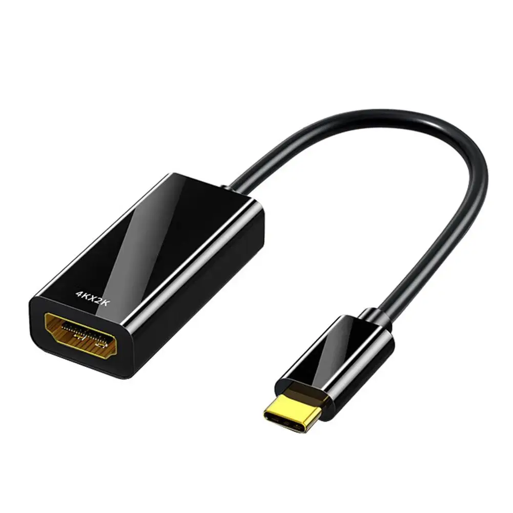 Kabel konwerter Hd USB3.1 Laptop TV Port wyświetlacza USB-C Adapter żeński typu C do HDMI przewód do konwersji kabel HDMI K8W7