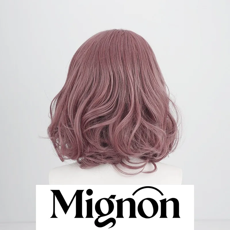 Mignon Melina cosplay wig center part silicone scalp Halloween gift