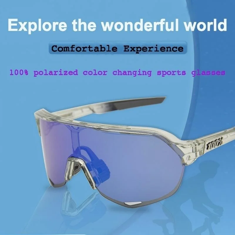 

S2 Ветрозащитные и устойчивые к ультрафиолетовому излучению велосипедные спортивные очки для бега и верховой езды, уличные портативные солнцезащитные очки для туристического снаряжения