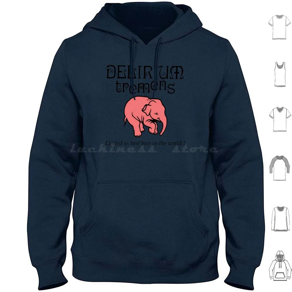 Mejor venta-Delirium Tremens Essential camiseta sudaderas con capucha de manga larga más vendidas Delirium Tremens Essential