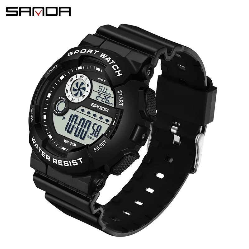 

SANDA G style Men's Women's Watches Students Casual Outdoor Sports Clock LED Digital Couple Electronic Wristwatch Unisex Relojes