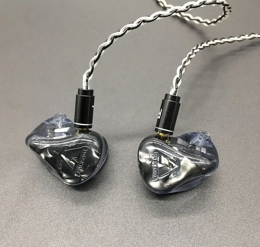 TONEKING 8BA Customized 8 Balanced Armature knowles Hifi Music Monitor Stereo DIY Studio Bass Audiophiles Earphone MMCX