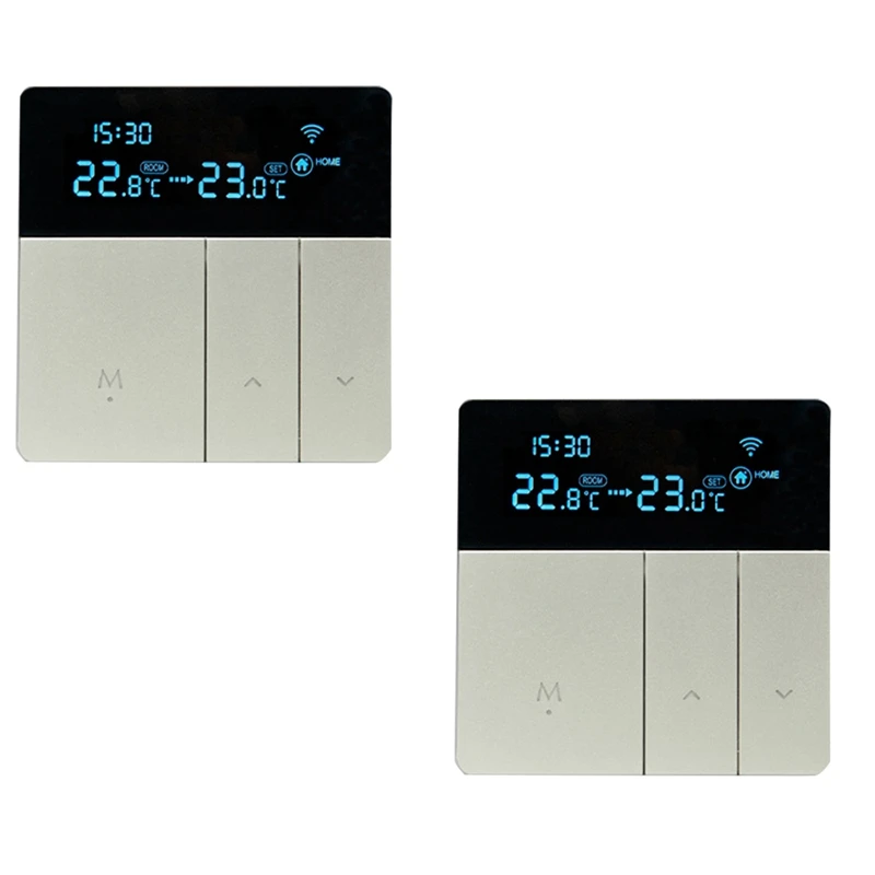 

Tuya Wifi Thermostat Water/Electric Floor Heating Water Gas Boiler Smart Temperature Voice Remote Control Easy Install