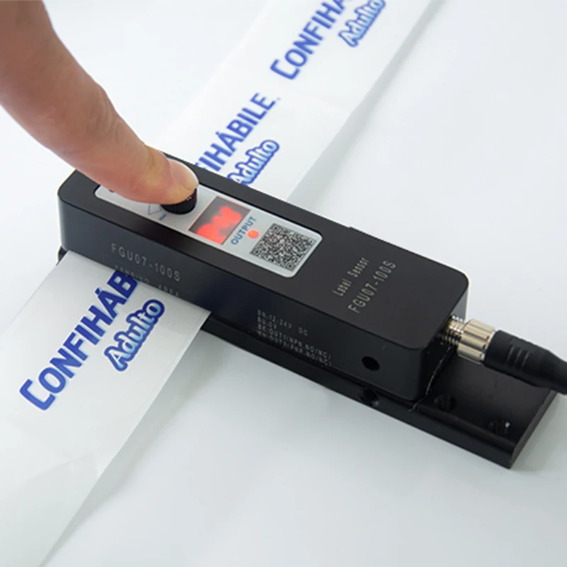 For labeling Machine Transparent Label Detection Digital Display Manual Adjustment Automatic High Speed Transparent Label Sensor