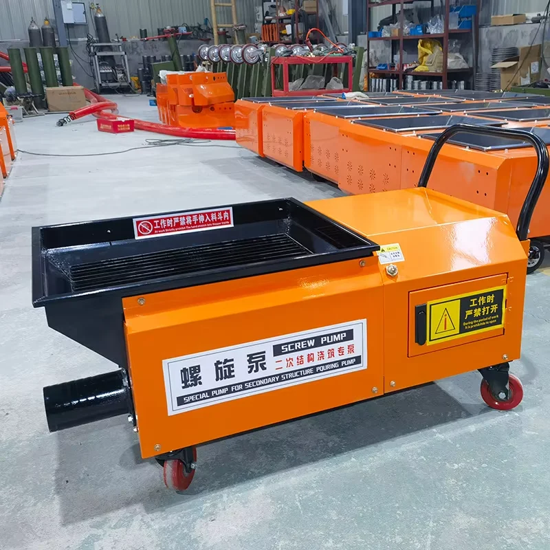 مضخة خرسانة صغيرة تستخدم مضخة خلط الخرسانة الصغيرة الهيدروليكية مضخات الخرسانة