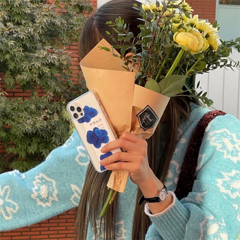 Blau Faul Bär Telefon Fall Für iPhone 14 13 12 11 Pro Max Mini 7 8plus Se2020 XS XR weiche Kristall Transparent Silikon Zurück Abdeckung