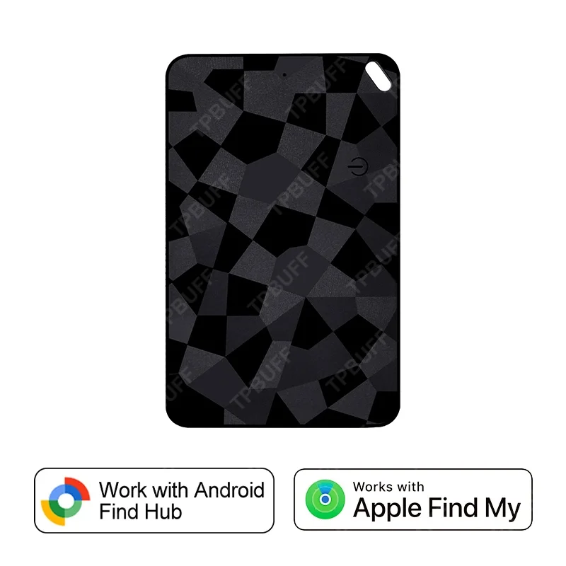4er-Pack Smart Wallet Tracker Wiederaufladbarer Dual-System-Gegenstandfinder Kompatibel mit Google Find My IOS & Android "Find Hub Device" APP