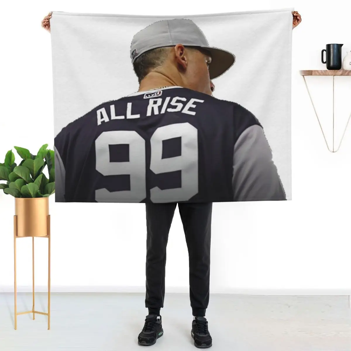 

Aaron Judge Throw Blanket Compact Warm Blanket for Car Road Trip