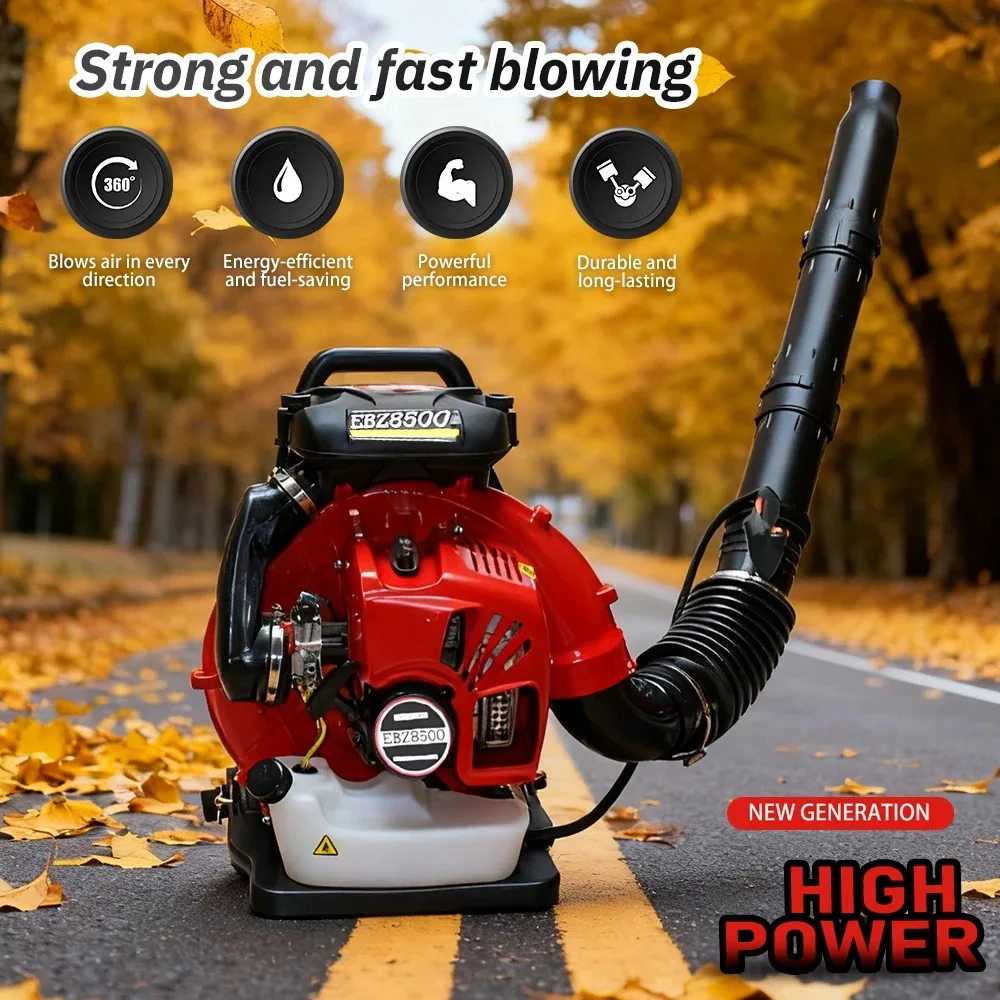 Heavy Duty Two Stroke Air Blower Equipment For Greenhouse Snow Blowing Construction Dust Control Farm Crop Harvest