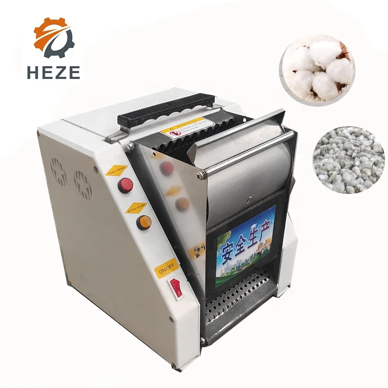 Mini Cotton Seed Lint Cleaning Machine Ginning Remover Machine Delinted Cotton Seed Delinting Removing Ginning Machine