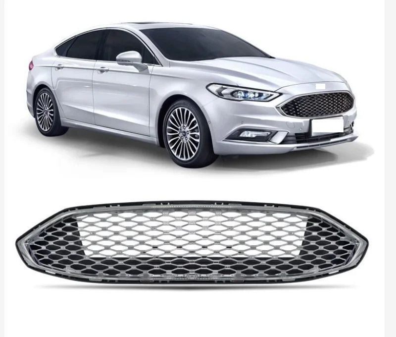 Car Mesh Grill Front Bumper Grille For Ford Mondeo 2017 2018 2019 2020 2021