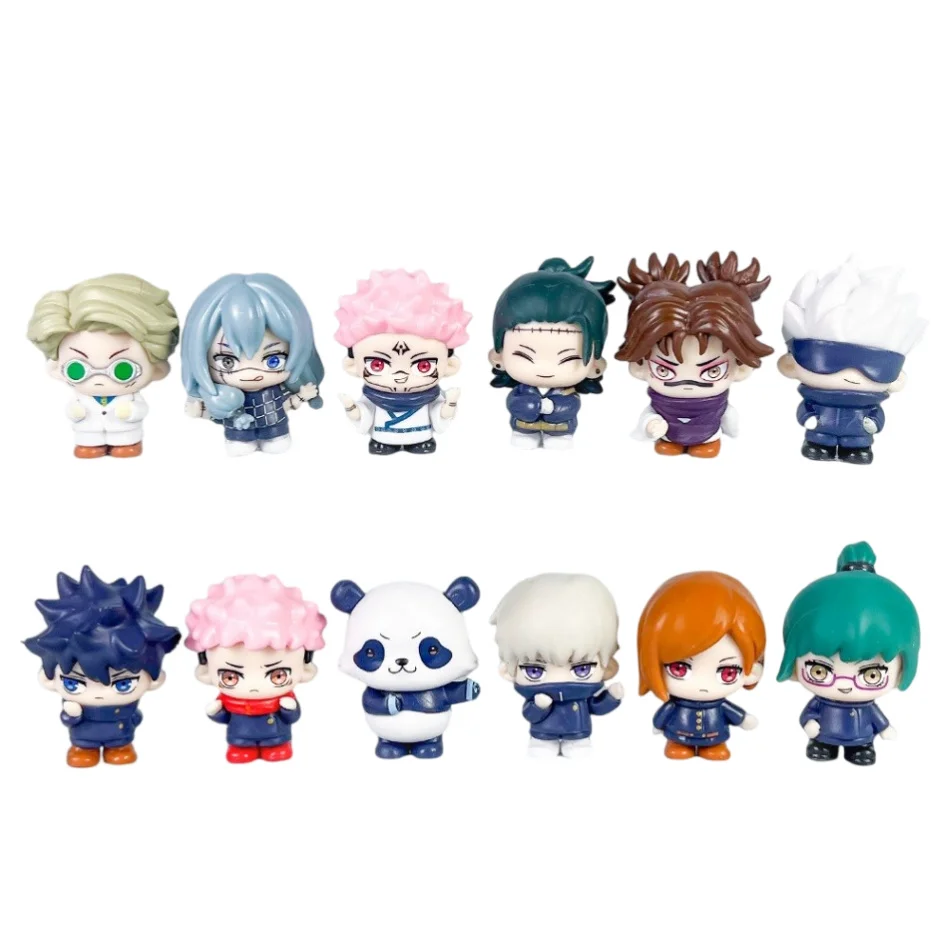 2026 Neue Anime Kaisen Figur Q-Version Satoru Gojo Itadori Yuji Fushiguro Megumi Kugisaki Modell Auto-Dekoration Blind Box Geschenk Spielzeug