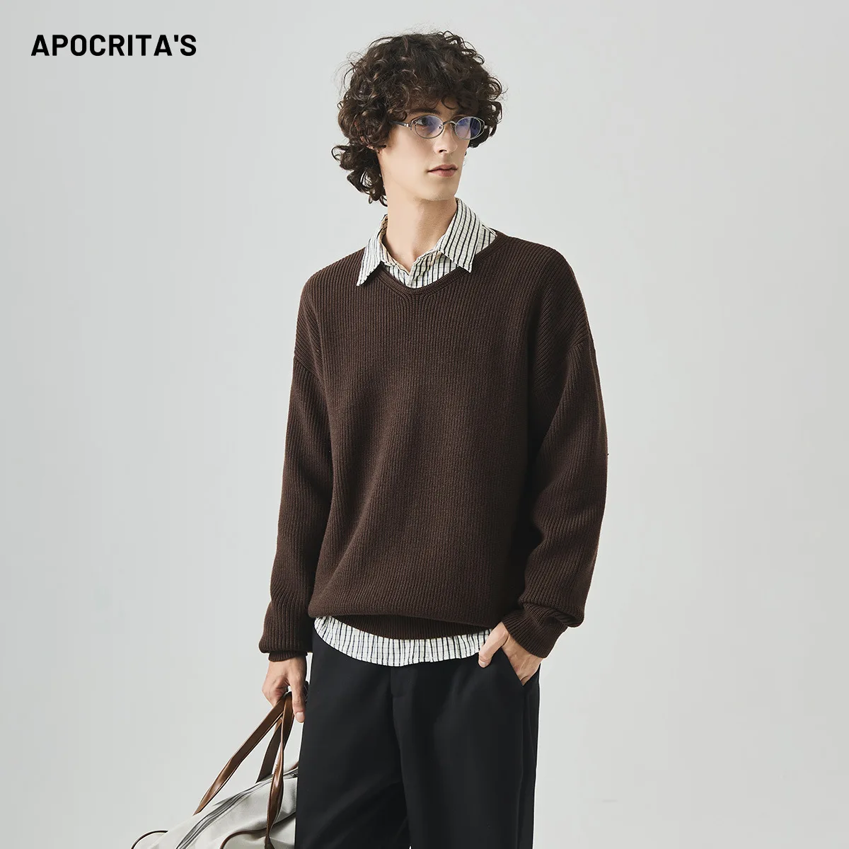 

Men's women sweater 2025 New Autumn and Winter Knitted Long Sleeve Twisted Pattern Sweater