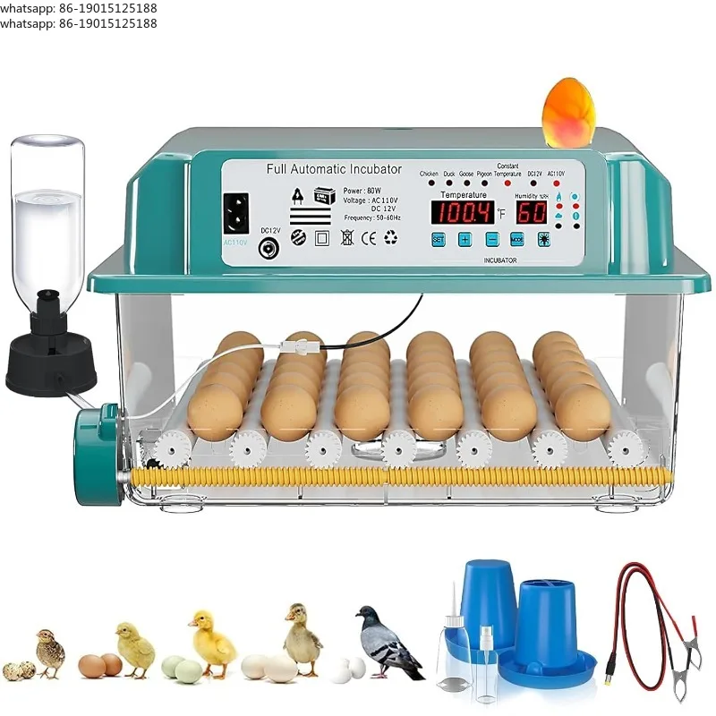 36 Eggs Incubators for Hatching Eggs,Egg Incubator with 4 Automatic Incubate Mode,Chicken Incubator with Automatic Egg Turning H