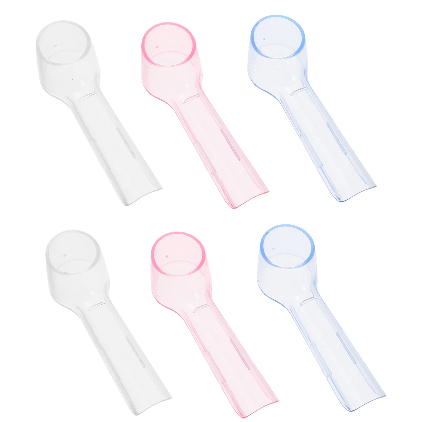 6 Pcs Tooth Brush Toothbrush Head Protective Cover Backpacking Arc Heads Clarinet Reeds Burst Floss Travel