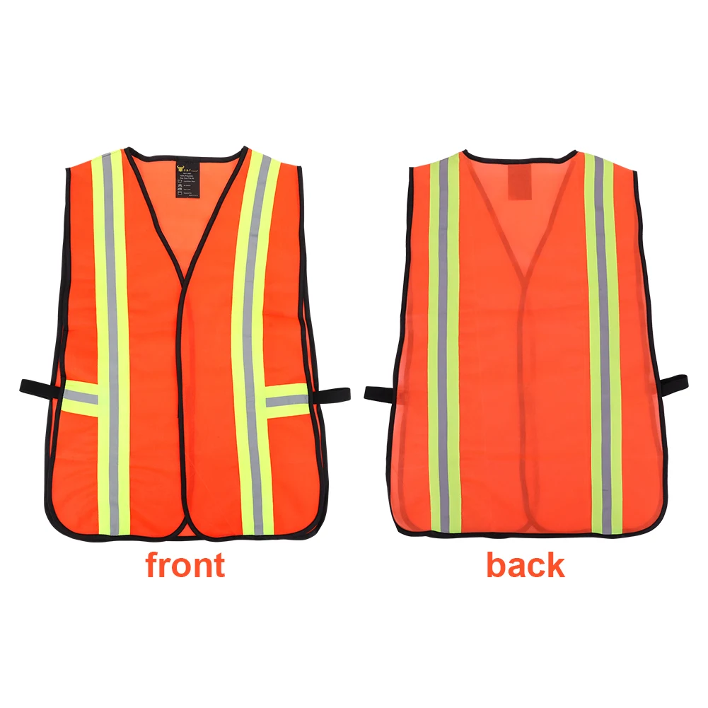Industrielle Sicherheitsweste mit reflektierenden Streifen, atmungsaktive Nachtarbeitsweste, Bauarbeitsweste für Damen und Herren