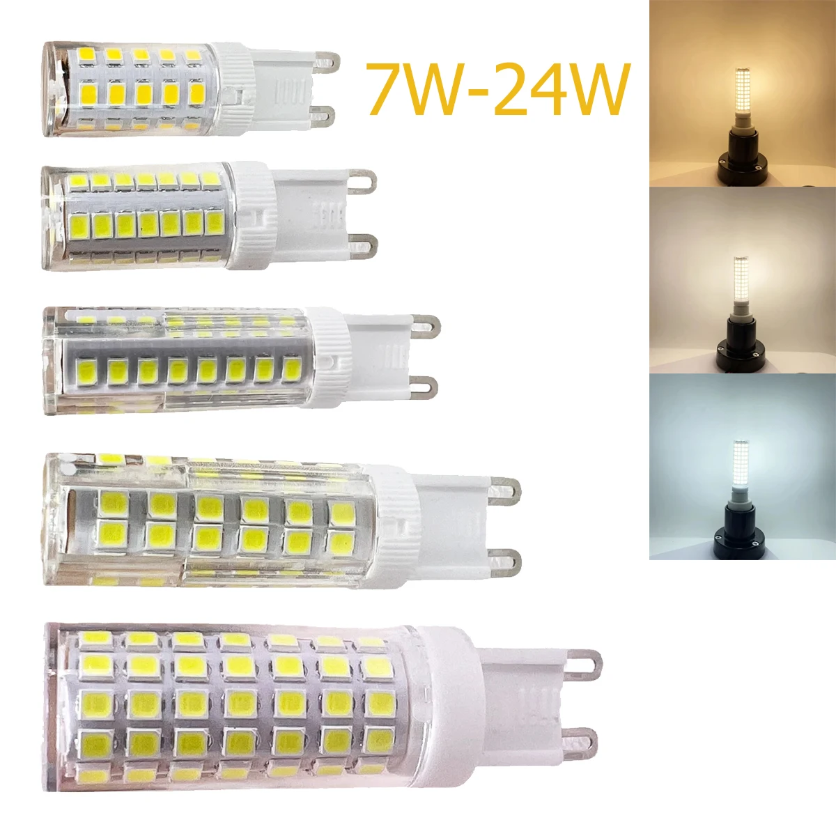 G9 Led Bulb 7W 9W 12W 15W 18W 20W 24W 220V 2835 Smd Light 360° Lighting Energy Decorative Corn Bulbs Party Decorate Home Decor