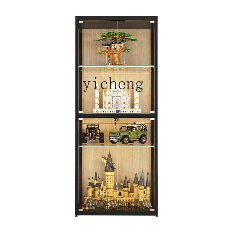 l2 Display Cabinet Gifts Cosmetics Household Glass Cabinet Toy Ornament Household