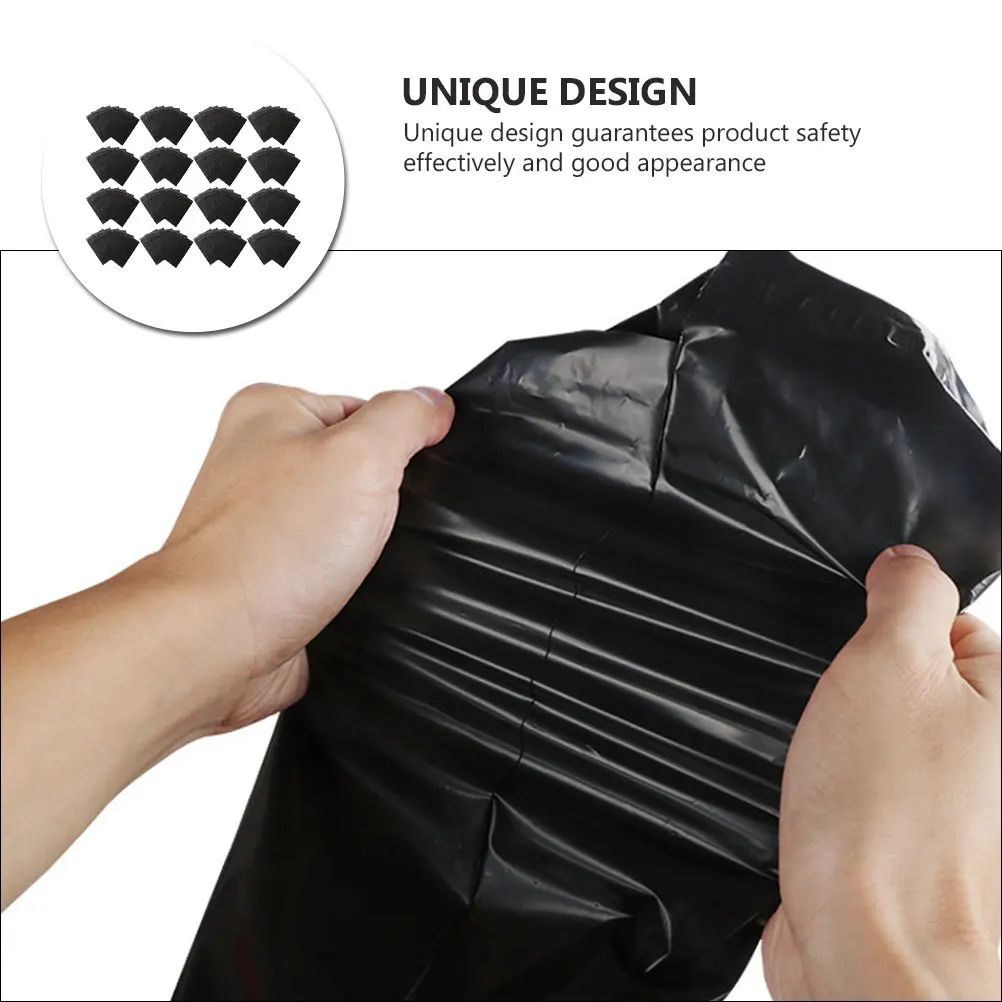 100Pcs Thicken Waterproof Logistics Bag Strong Disposable Storage Pouch for Safe Transport and Rainproof Package Delivery