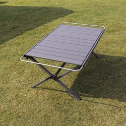 Outdoor IGT Table Aluminum Alloy Folding Lifting Table Camping BBQ Multifunctional Detachable Table Barbecue Picnic Table