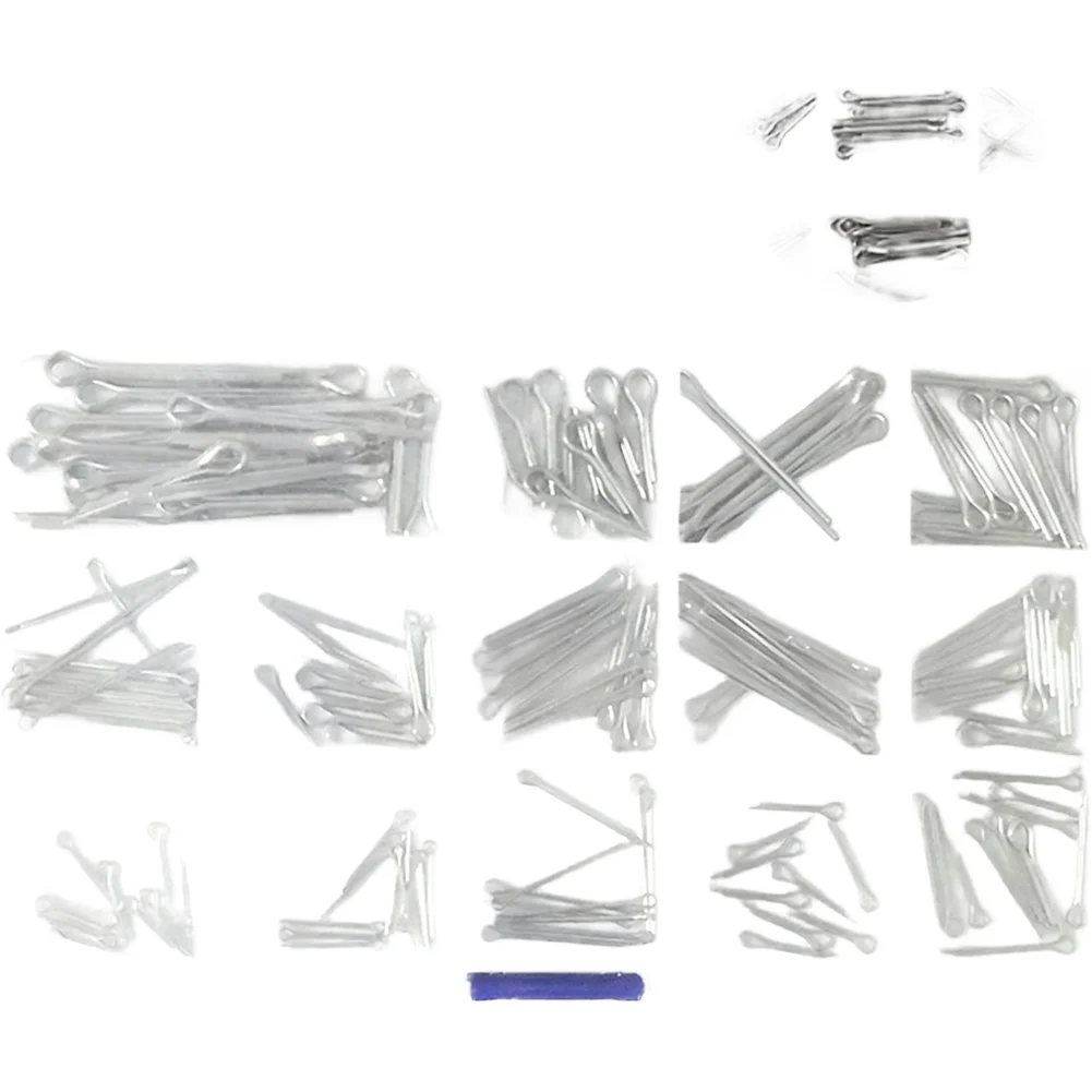 175/150PCS Cotter Pin Galvanized Steel/Stainless Steel Each Split Pin Hairpin Clip For Secure Fastening Replacement Tool Parts