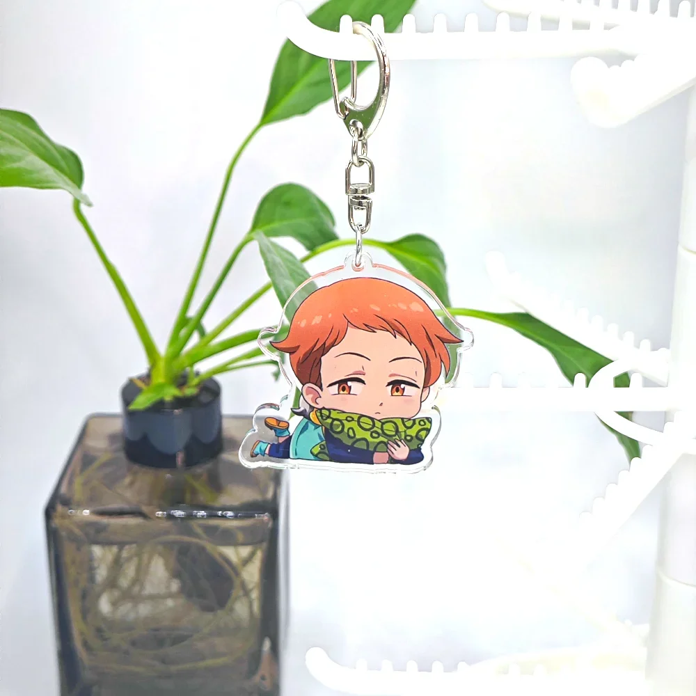 Cartoon Anime Lilo and Stitch Pendant Keychains Holder Car Key Chain Key Ring Mobile Phone Bag Hanging The Seven Deadly Sins