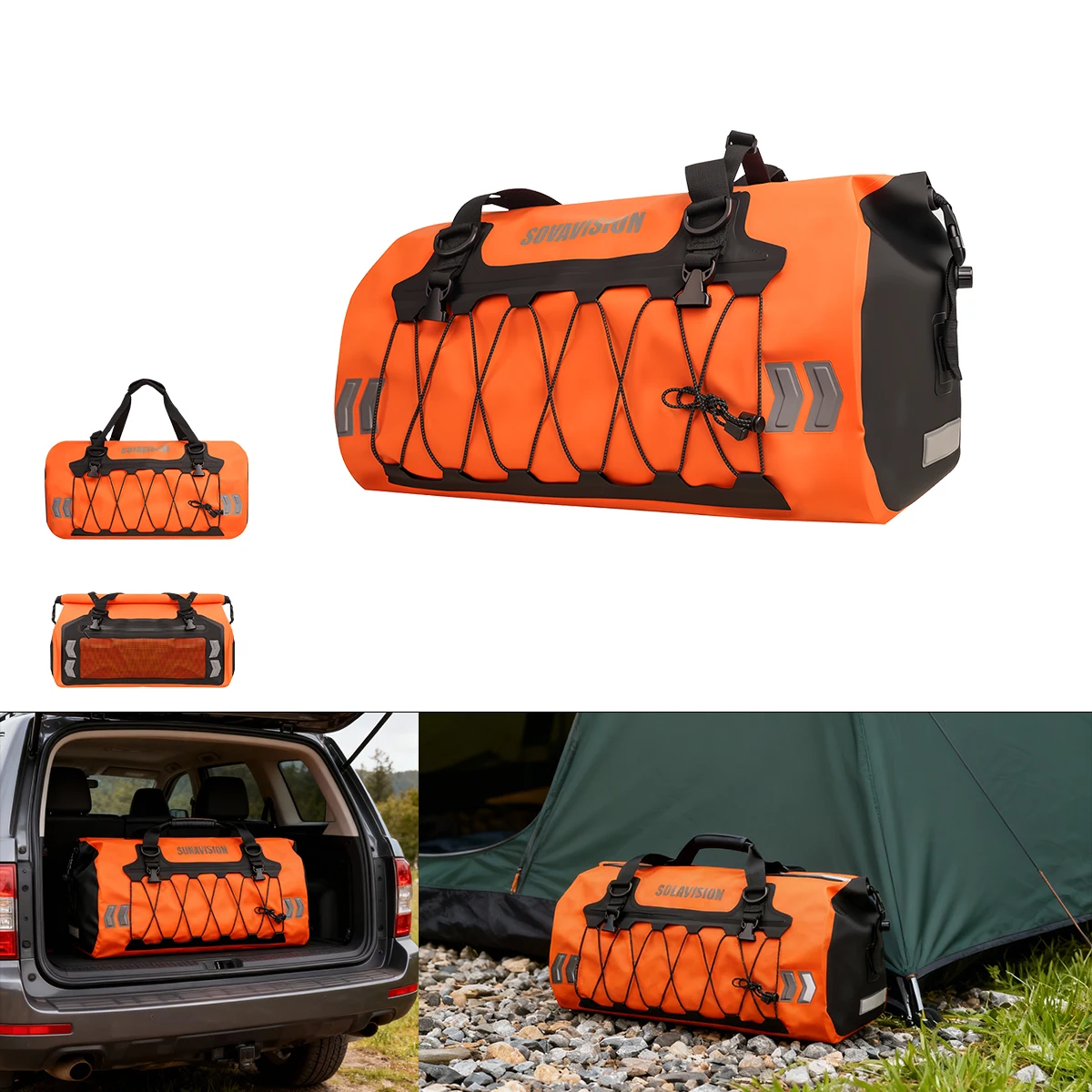 20L 40L 60L 70L 100L Motorcycle Waterproof Tail Bag Travel Outdoor Dry Luggage Boating Rafting Fishing Outdoor Adventure