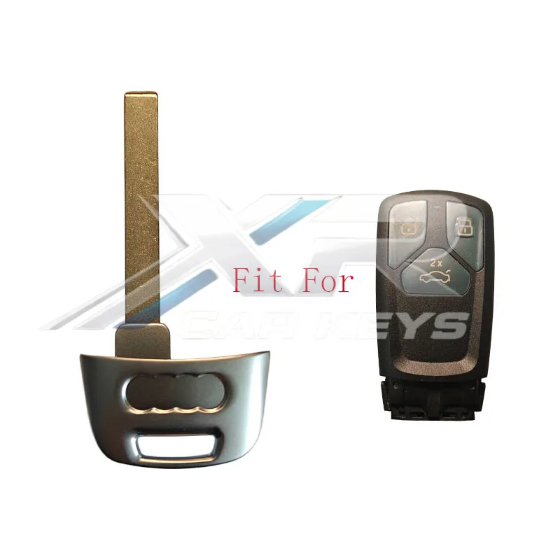 Replacement Blank Emergency Insert Key Blade Car Remote Key For Audi TT A4 A5 S4 S5 Q7 SQ7 2016 2017 2018 2019