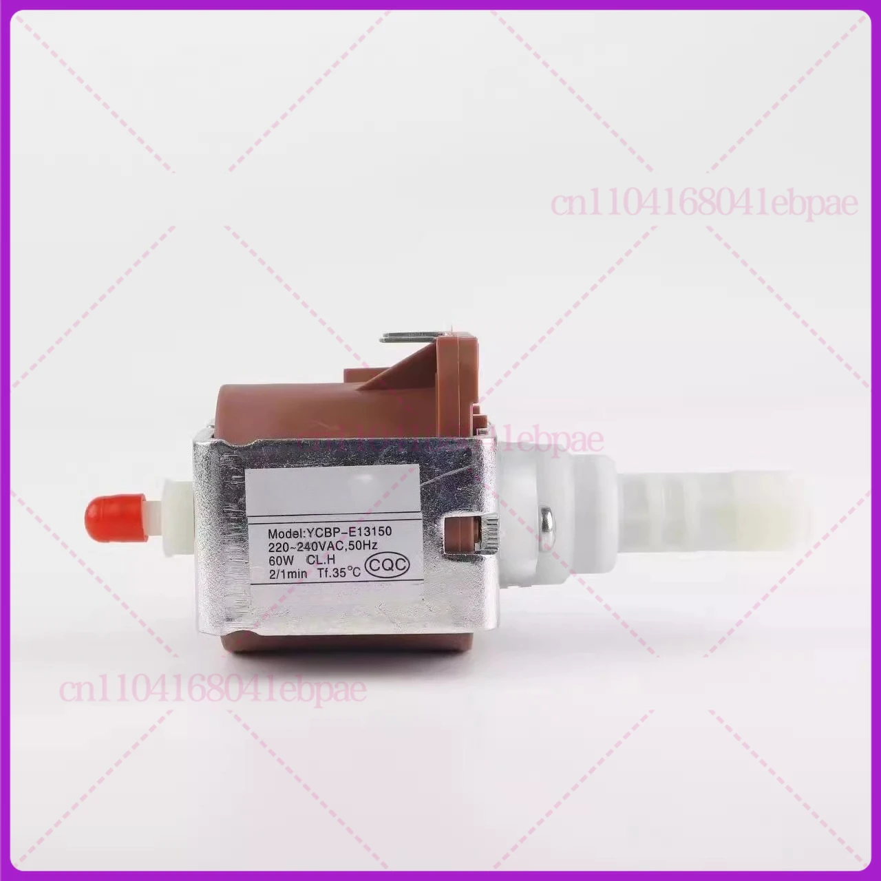 Pezzi di ricambio per macchina da caffè in ferro a vapore 220V YCBP-E13150 60W Pompa elettromagnetica a solenoide per macchina per la pulizia a vapore