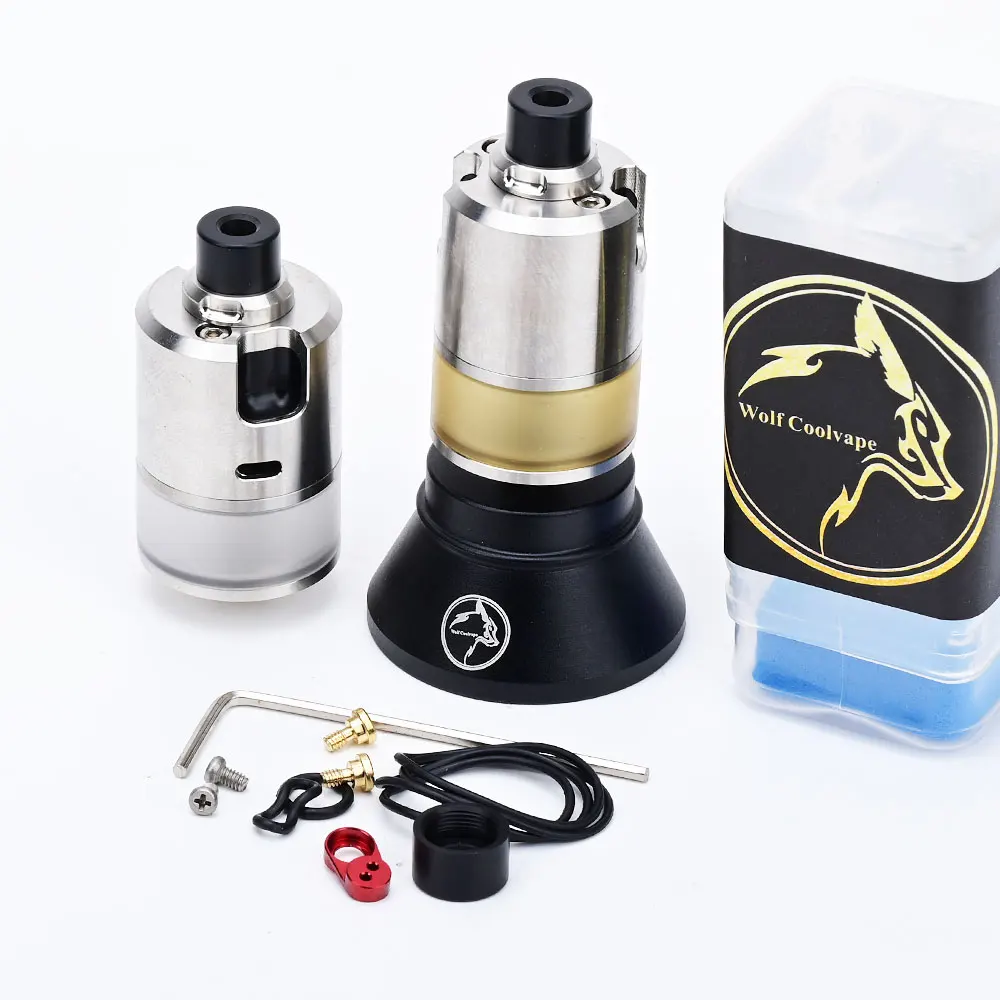 Wolfcoolvape- rdta Wolfcoolvape 316ss 22 mtl dtl rdta atomizer tank for coils & atomizers - related product image