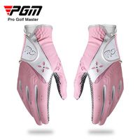 PGM 1 pairs Women Golf Gloves Soft Breathable PU Leather with Non-Slip Particle Outdoor Sports Wholesale Accessories ST020