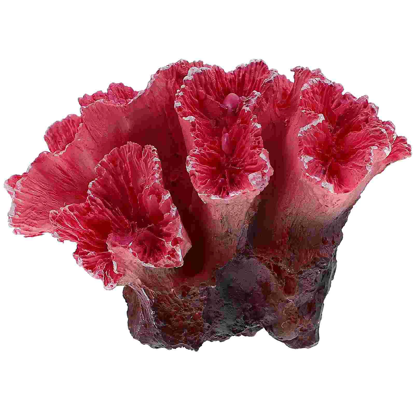 

Hermit Crab Accessories Aquarium Reef Ornament Plant Fake Coral Decorations Artificial Reefs