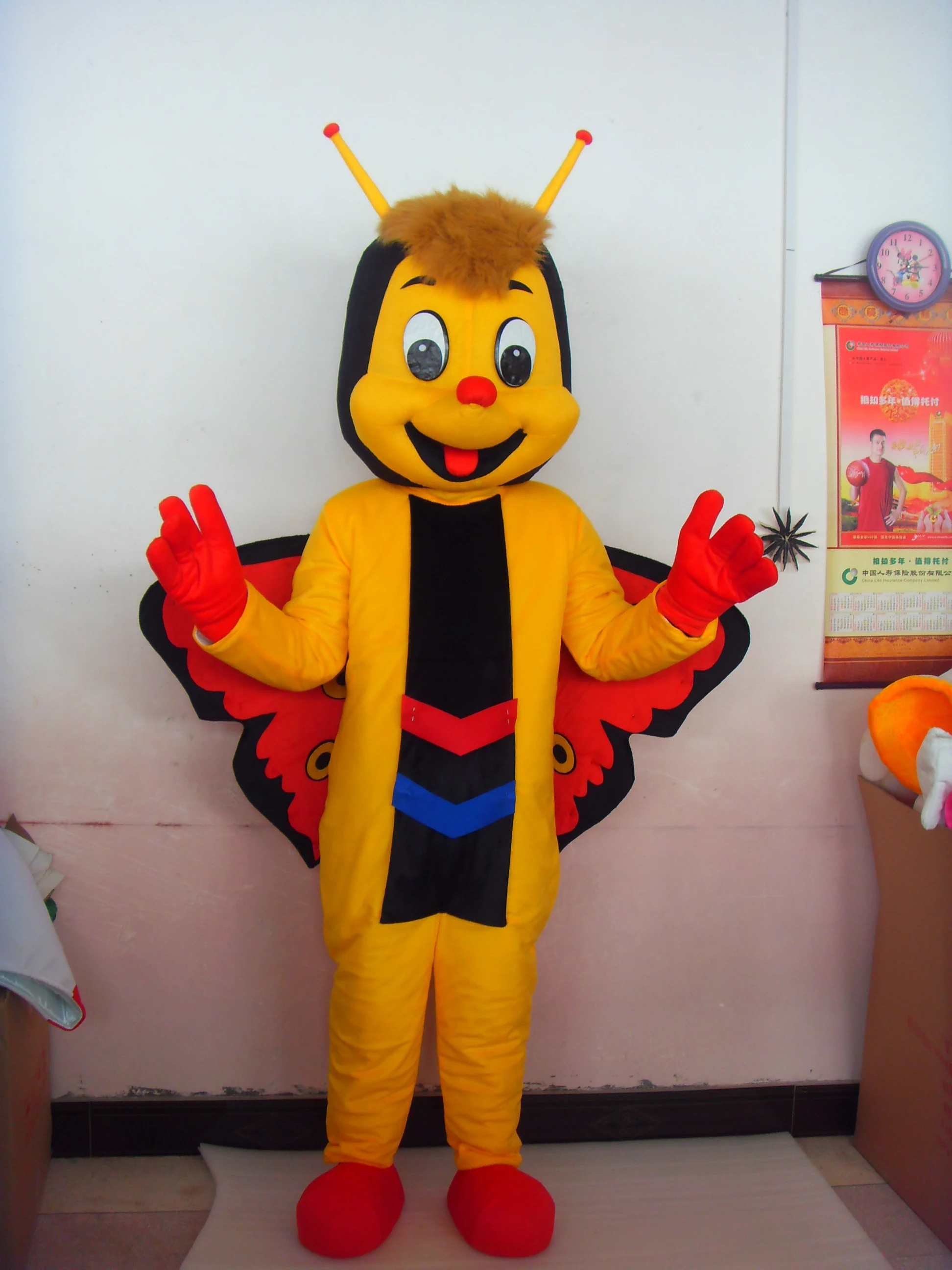 Fashion Design Butterfly Mascot Costume Adult Birthday Party Fancy Dress Halloween Cosplay Outfits Clothing Xmas