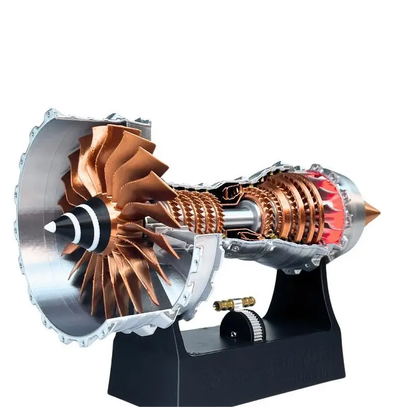 Turbine Engine Model Holiday Gift Desktop Ornament Can Start Assembling Technology Ornaments