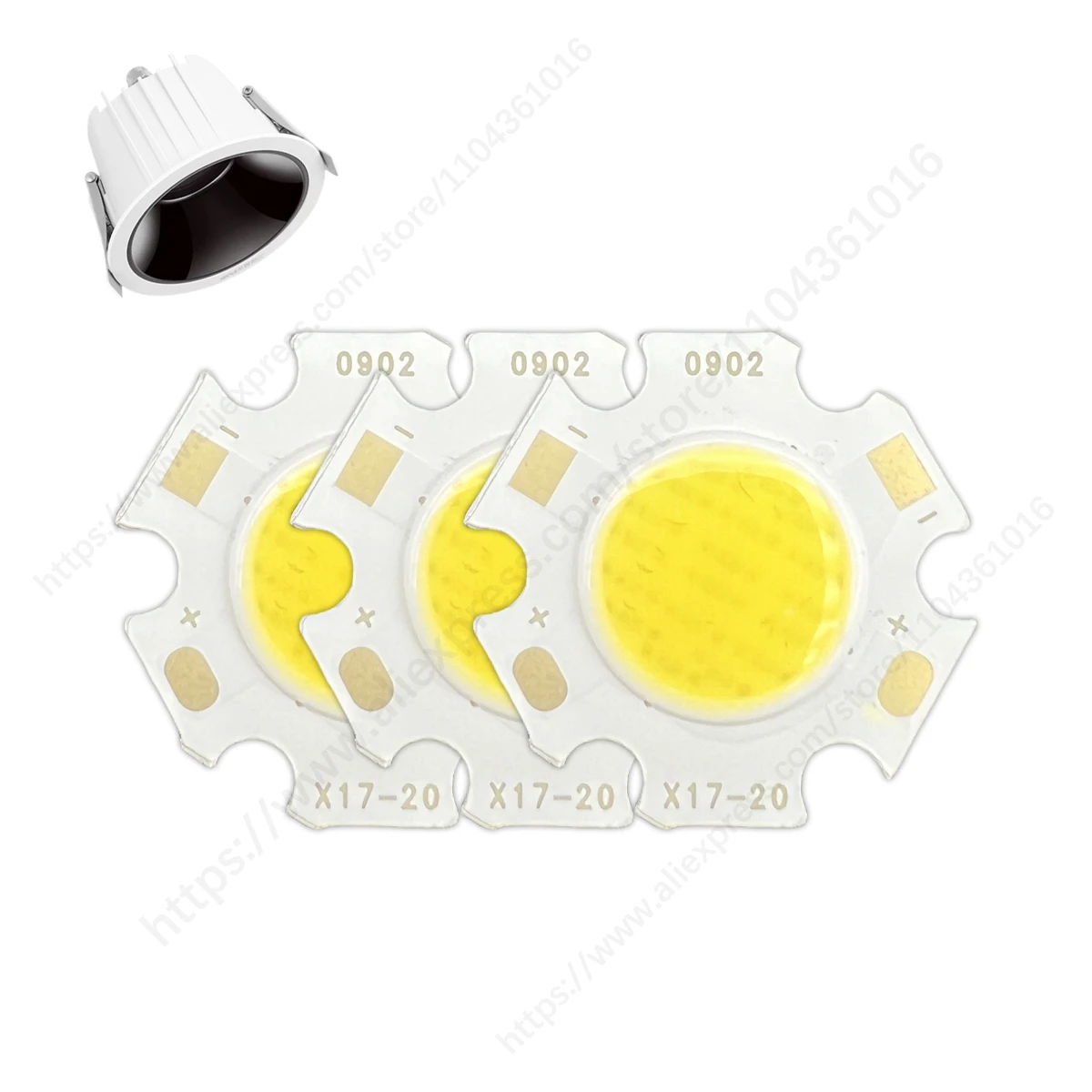 

5Pcs LED Chip COB 3W 5W 7W 10W Warm Natural White 3000K 4000K 6000K Star Board For DIY Bulb Track Light Downlight