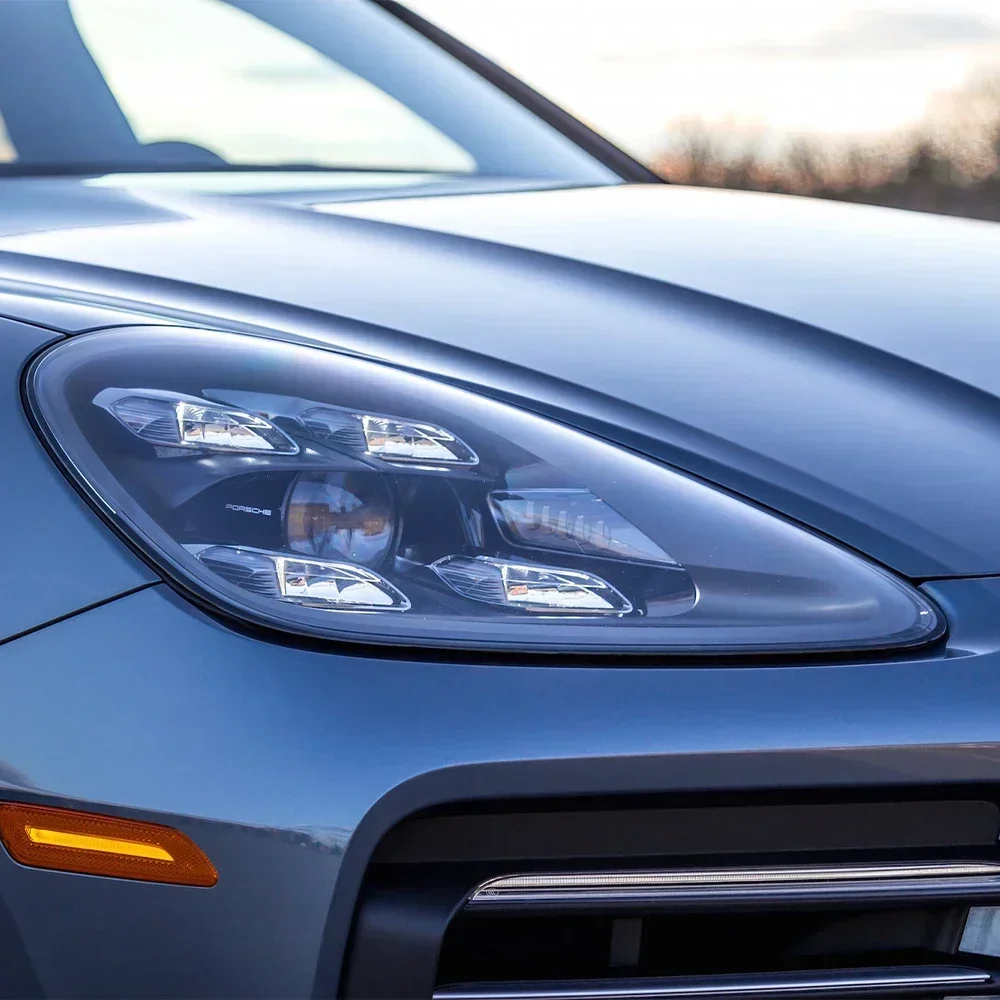 

Автомобильные фары в сборе для Porsche Cayenne 2011-2018, светодиодные автомобильные фары, обновление 2021, высокая конфигурация, дизайн, матричные аксессуары