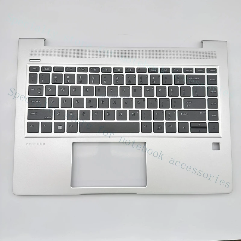 

A+ For HP Probook 440 445 G6 G7 C-Cover US Keyboard Sliver L44589-001 L65225-B31