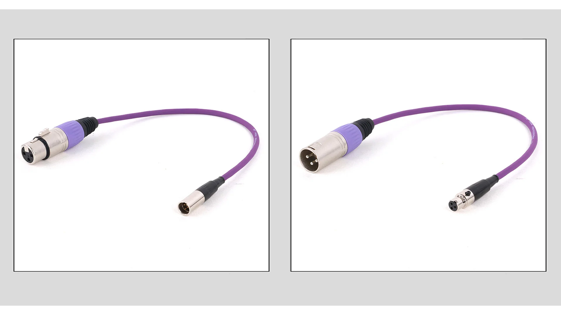 GuerGuo Mini XLR Audio Kabel Mini XLR 3Pin Stecker/Buchse auf 3PIN XLR Buchse/Stecker für Kopfhörer Carmera Konverter – Detail 8