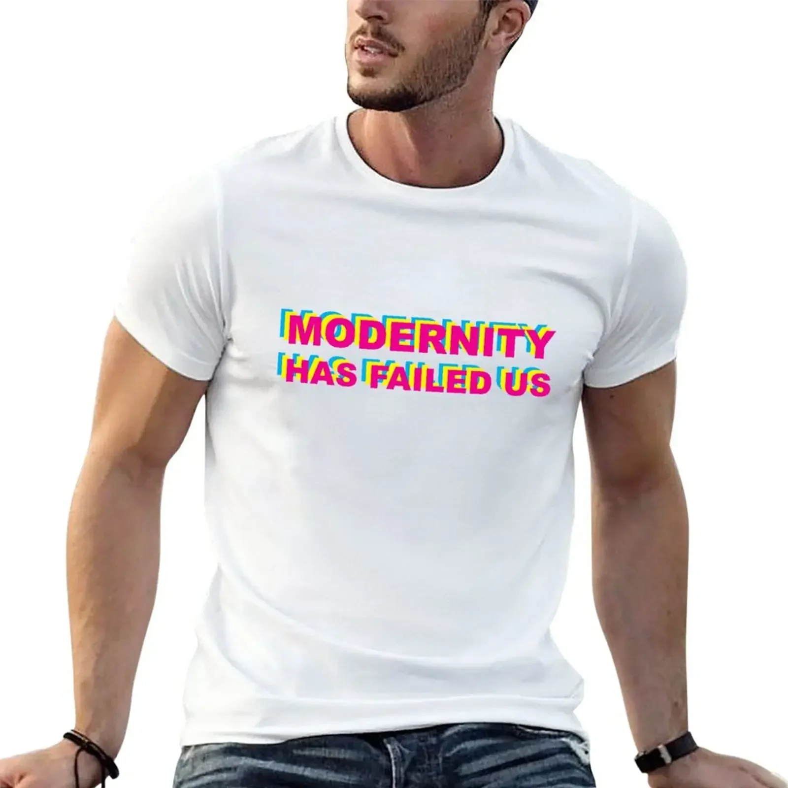 Modernity Has Failed Us T-Shirt anime sports fans tshirts for men