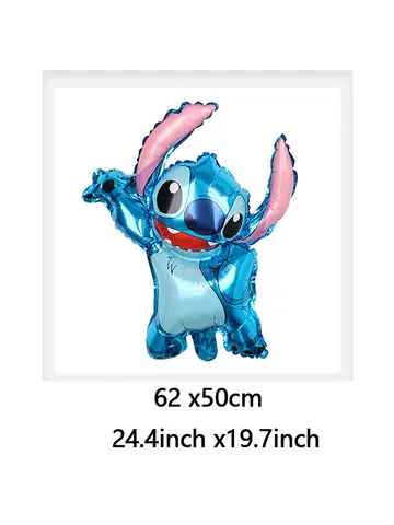 1 सेट डिज्नी 123 पीस लिलो और स्टिच थीम हैप्पी बर्थडे लेटेक्स बैलून सेट फैमिली बर्थडे पार्टी डेकोरेशन लेटेक्स बैलून 10 best sales डेको सिलाई - №1