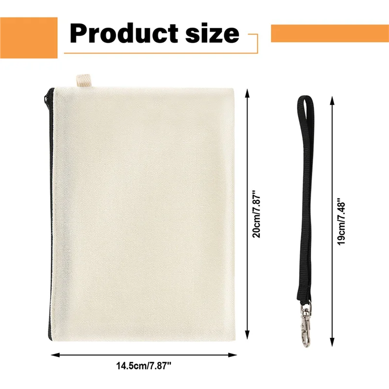 TTKK-3 комплект косметичка сублимационная пустая косметичка с теплопередачей и ремешком на запястье для рукоделия своими руками