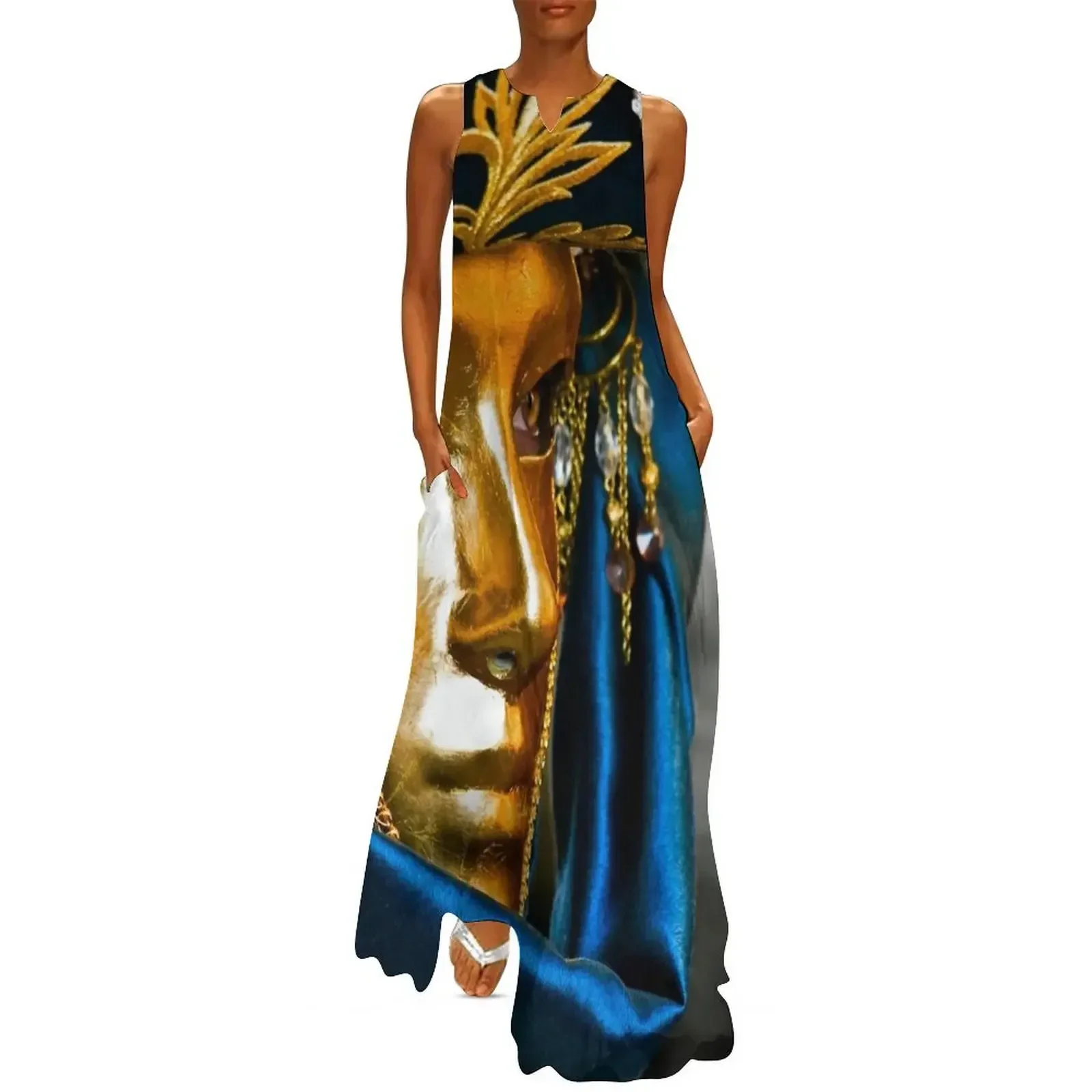 

Venetian Gold Long Dress Woman clothing women's evening dresses luxury evening dresses 2025 cute dress Dress