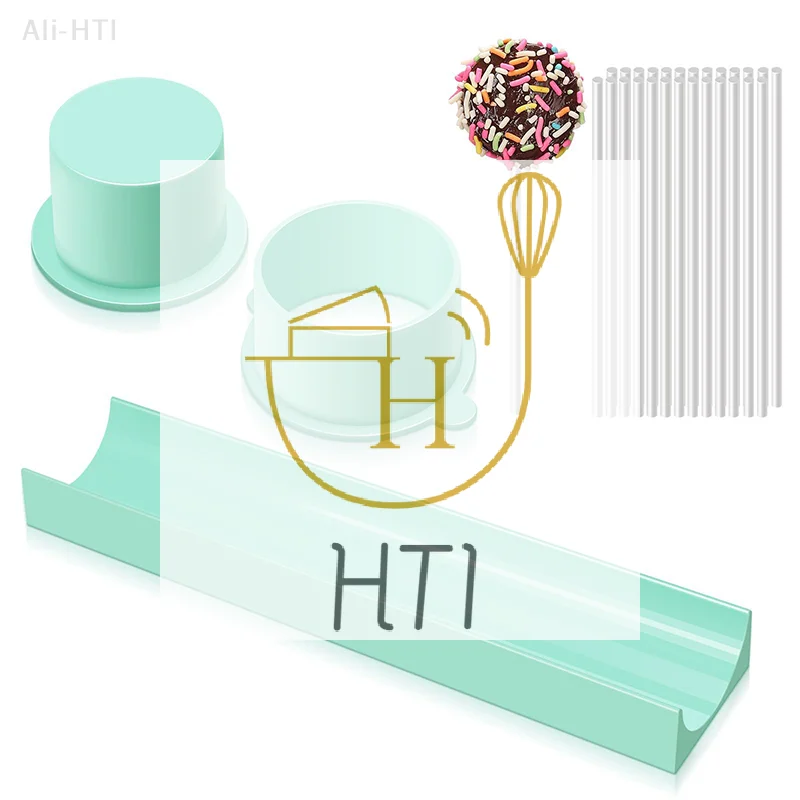 2/3pcs/set Round/Heart/Star/Flower Lollipop Mold Plastic Cookies Cakepop Mould DIY Fondant Cake Decorating Tools Baking Supplies