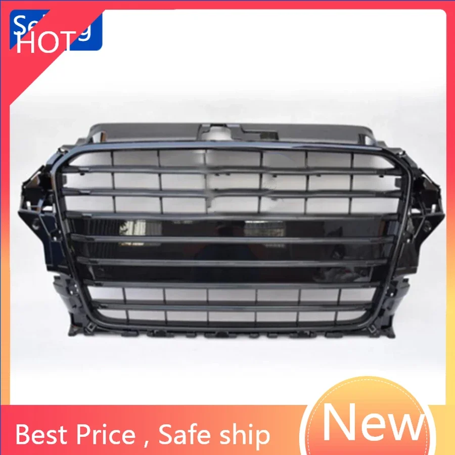 

Bumper Grille Car Front Bumper Grill Mesh Hood Front Center Middle Grille for Audi A3/S3 2014-2016 Car Mesh fast ship