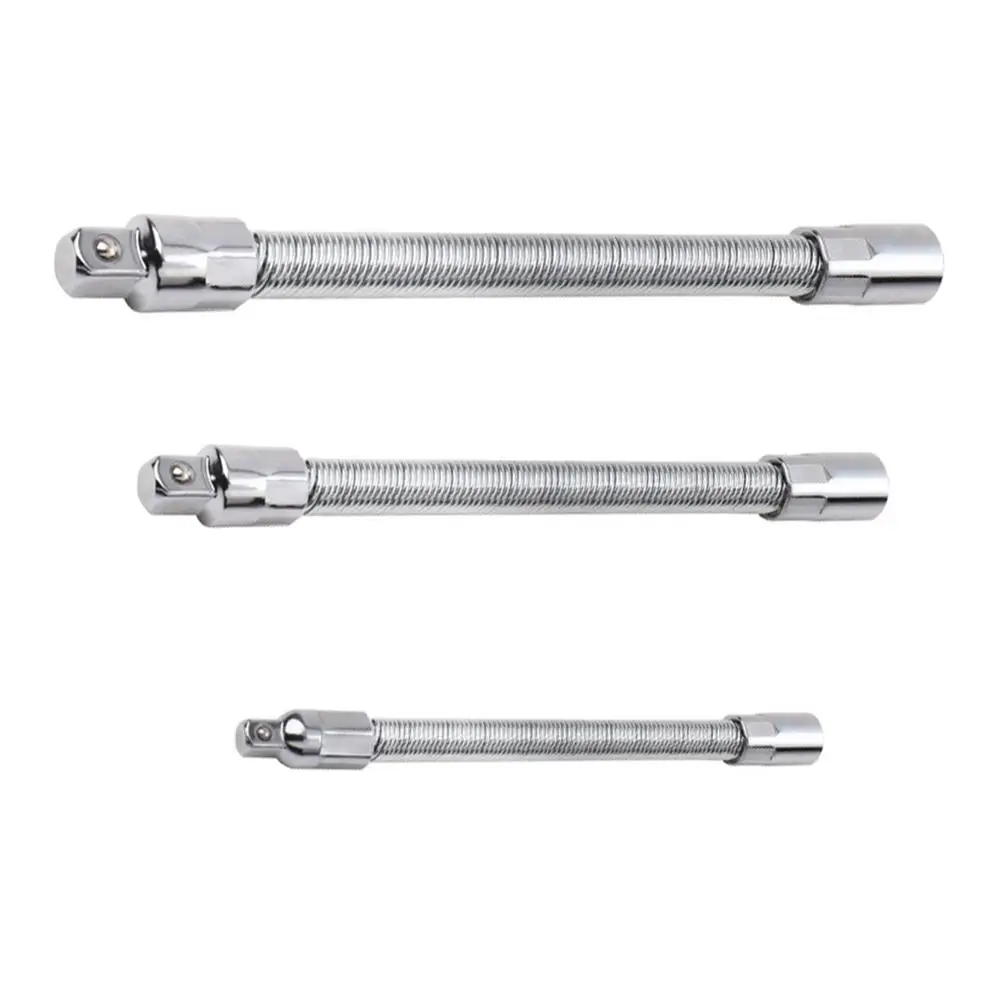 

3 шт., пружинная бита, пружинные стальные шаровые шарнирные стержни, удлинители, адаптер для дрели, аксессуар для инструмента, поворотный держатель наконечника, детали отвертки