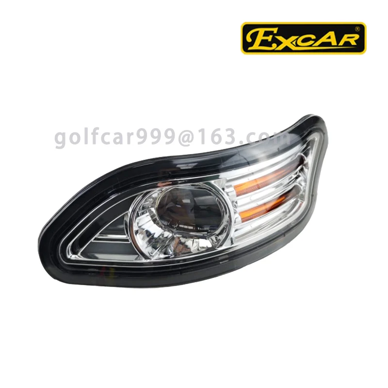 Headlight Headlight assembly suitablefor EXCAR Sightseeing Golf cart