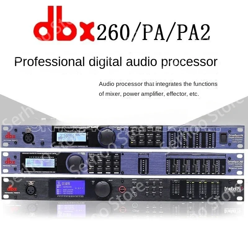 DBX PA/PA2/260 Professional Digital Audio Processor 3 in 6 out Speaker  Matrix Signal