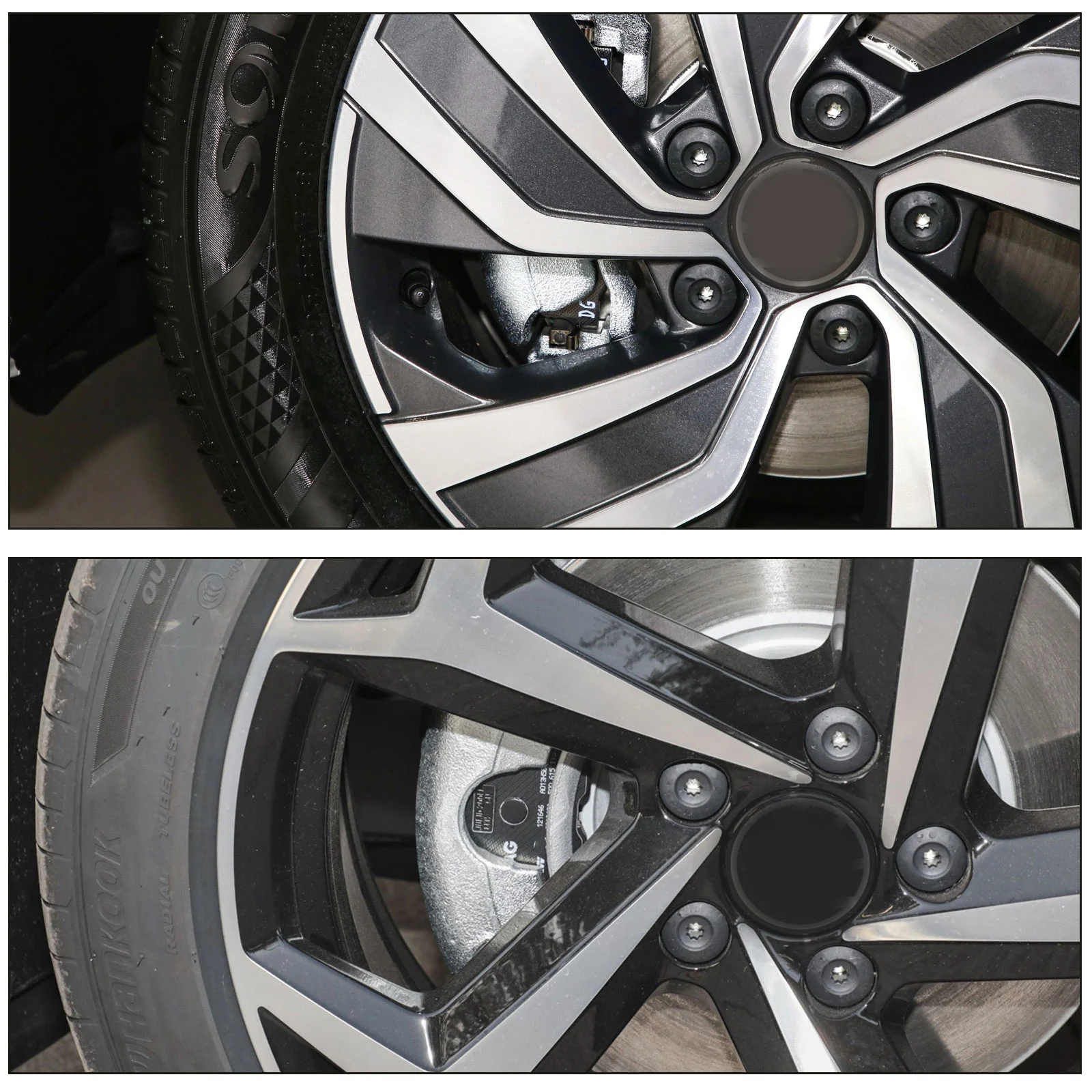 Wheel Hub Lug Nut Bolt Cap Cover With Removal Tool Fit VW Passat Magotan Tiguan Jetta Golf Tire Screw Protector view 3